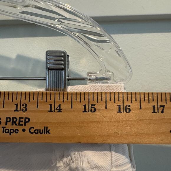 Levis 501 Original Shorts 32 White Denim‎ Distressed Button Fly Frayed Hem Big E - Picture 13 of 16